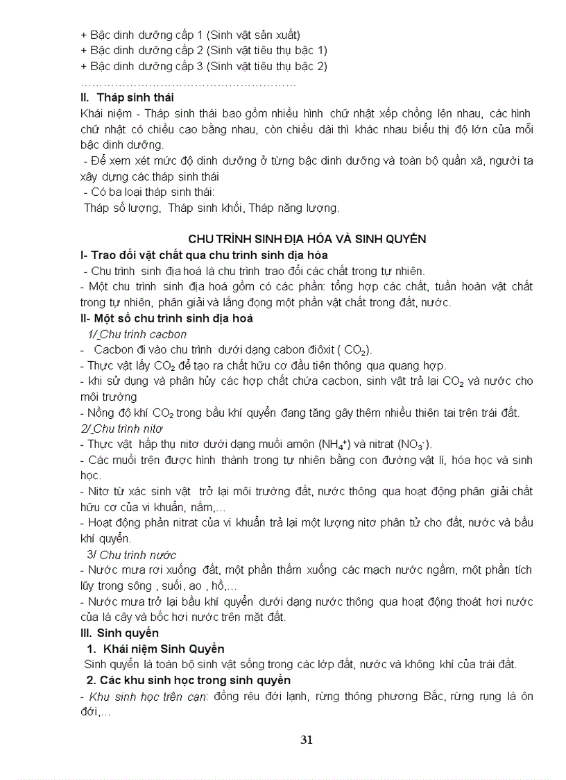 image for page Tai lieu on thi TNTHPT mon sinh hoc