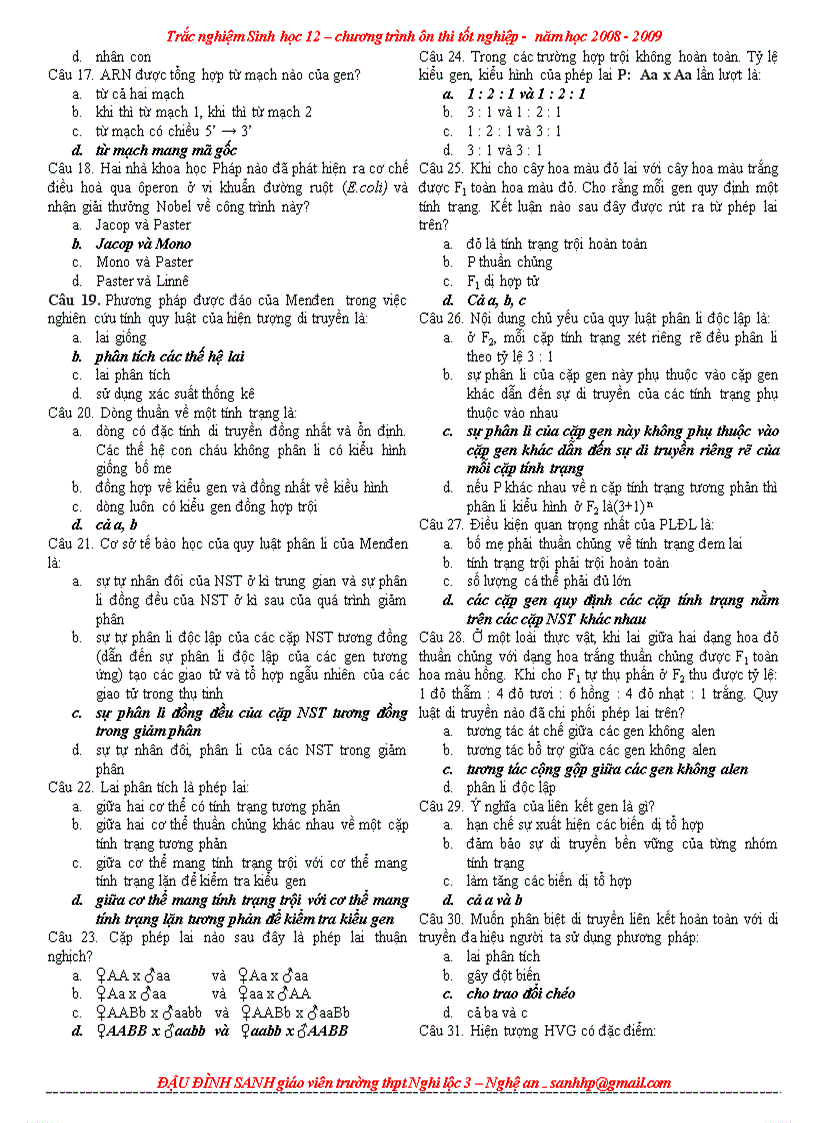 image for page Tai lieu on thi tot nghiep nam 2009