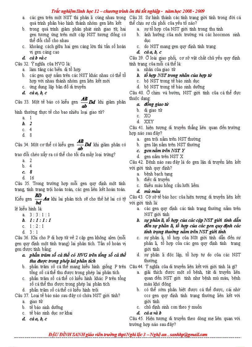 image for page Tai lieu on thi tot nghiep nam 2009