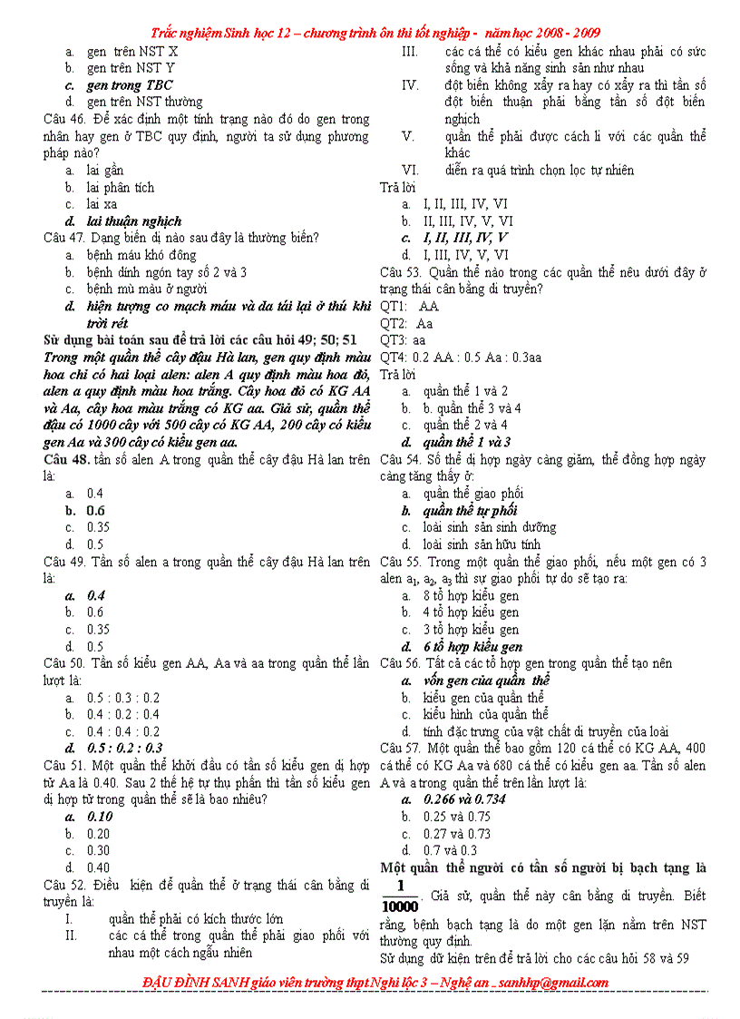 image for page Tai lieu on thi tot nghiep nam 2009