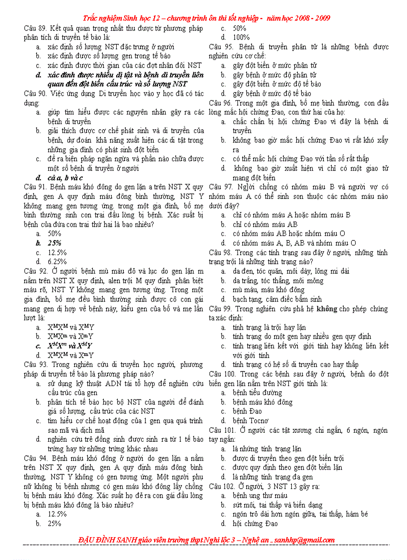 image for page Tai lieu on thi tot nghiep nam 2009