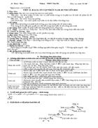 Tiết 32 Sinh hoc 12 NC