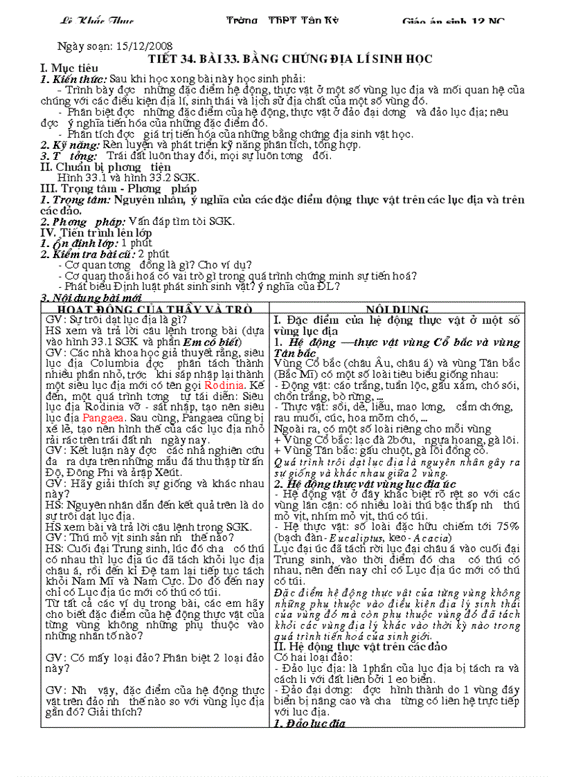 image for page Tiết 34 Sinh hoc 12 NC