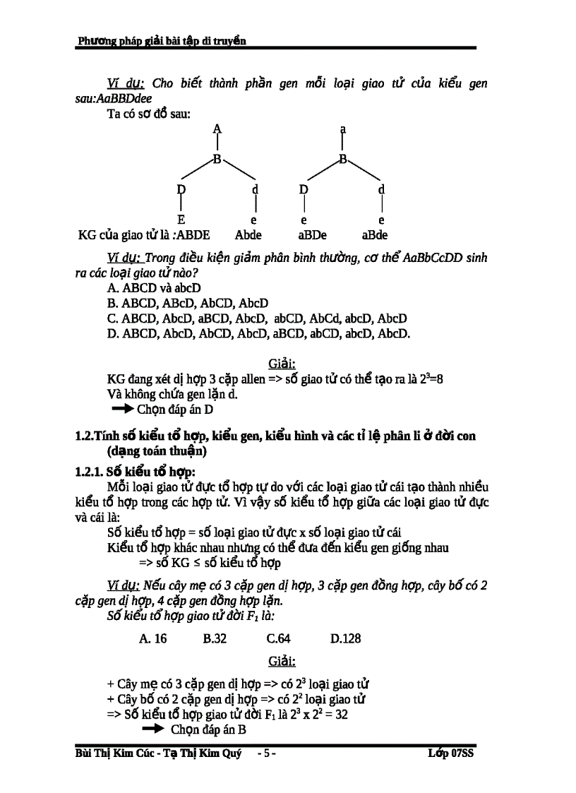 image for page Tìm hiểu các bước giải bài toán về lai