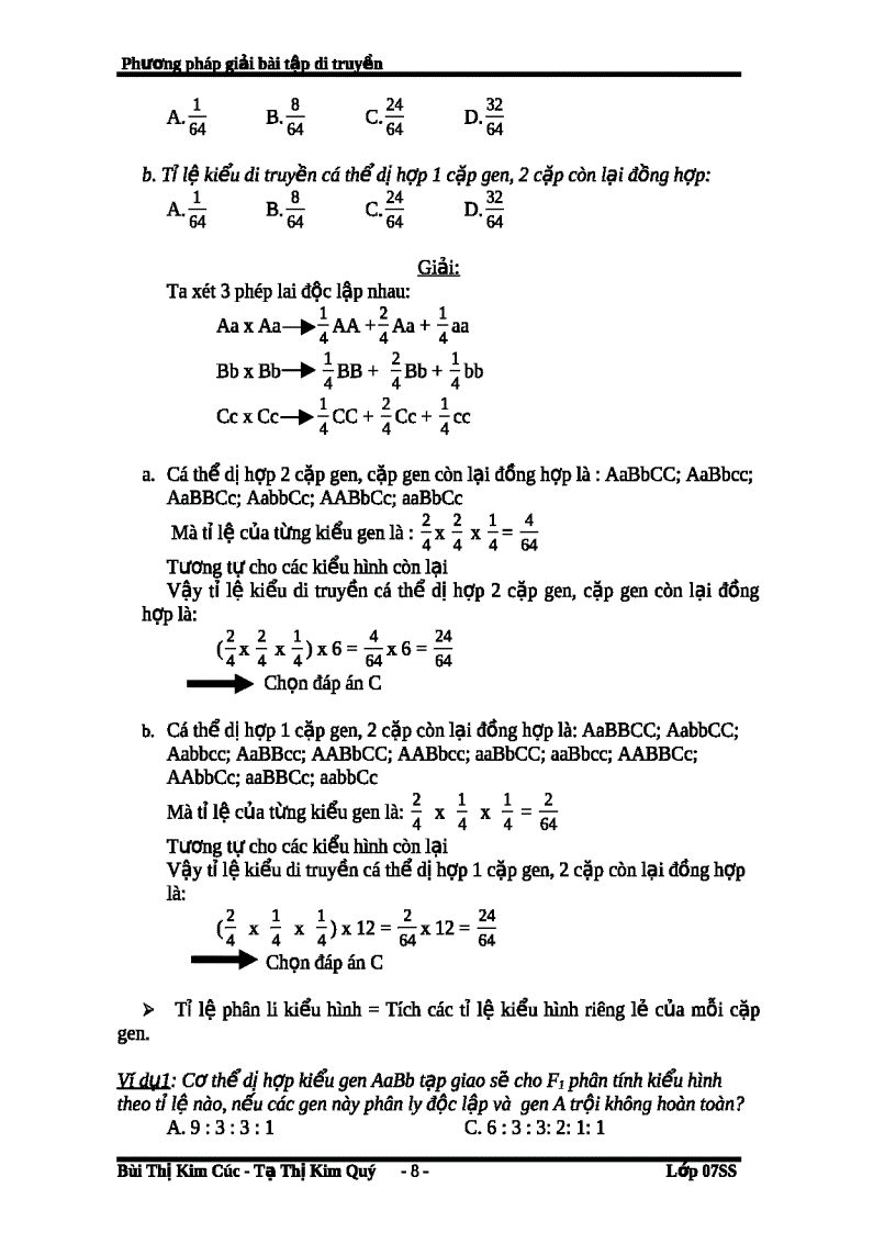 image for page Tìm hiểu các bước giải bài toán về lai