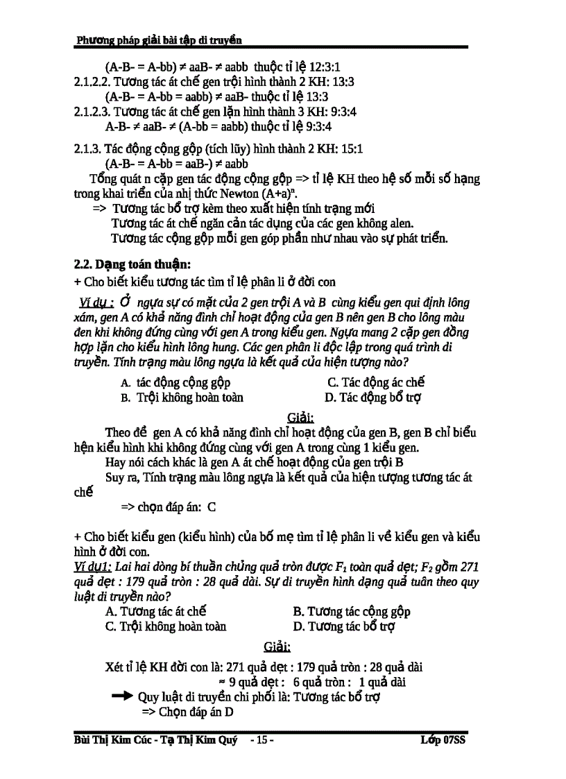 image for page Tìm hiểu các bước giải bài toán về lai