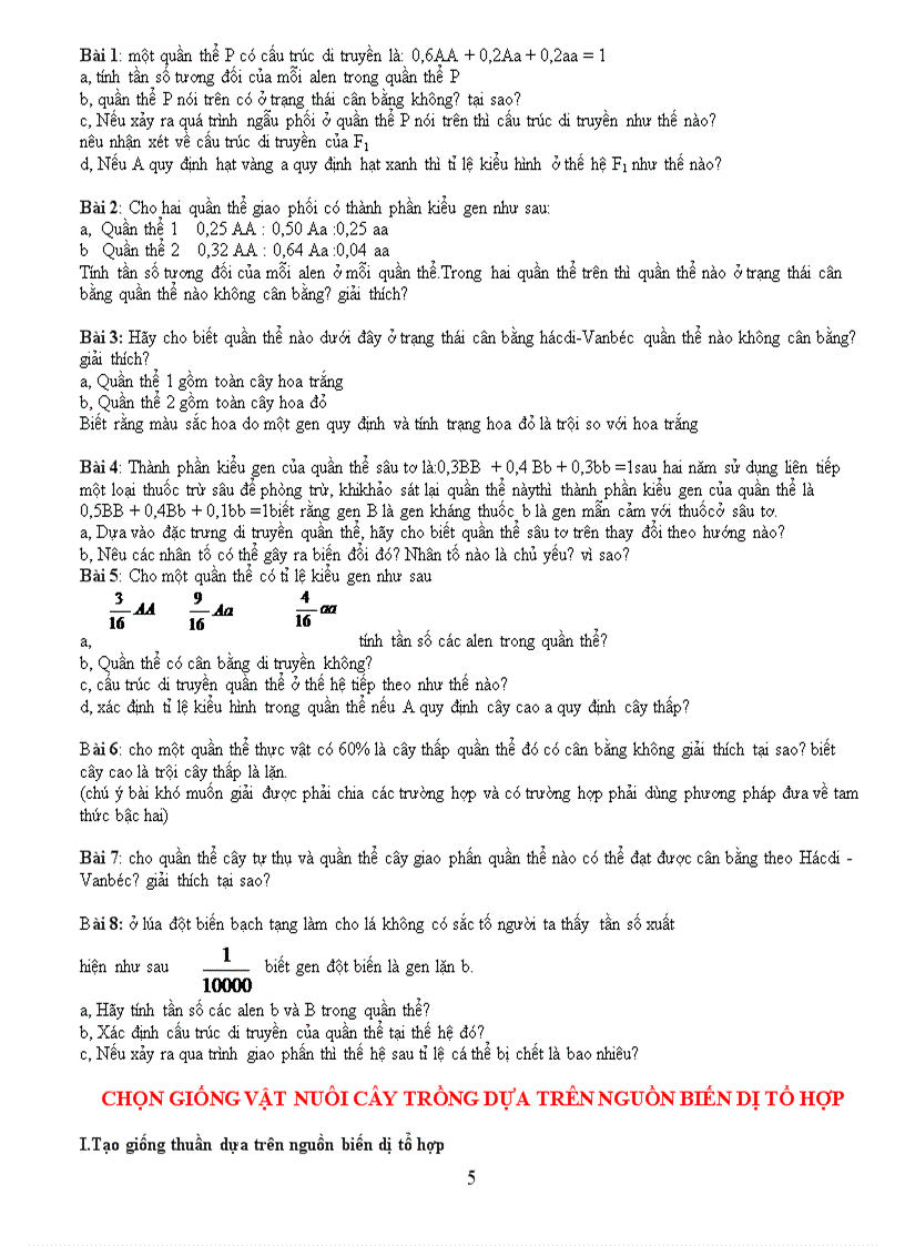 image for page Tóm tắt kiến thức môn sinh ôn thi TN 2009 ban cơ bản