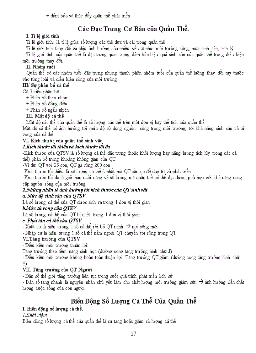 image for page Tóm tắt kiến thức môn sinh ôn thi TN 2009 ban cơ bản