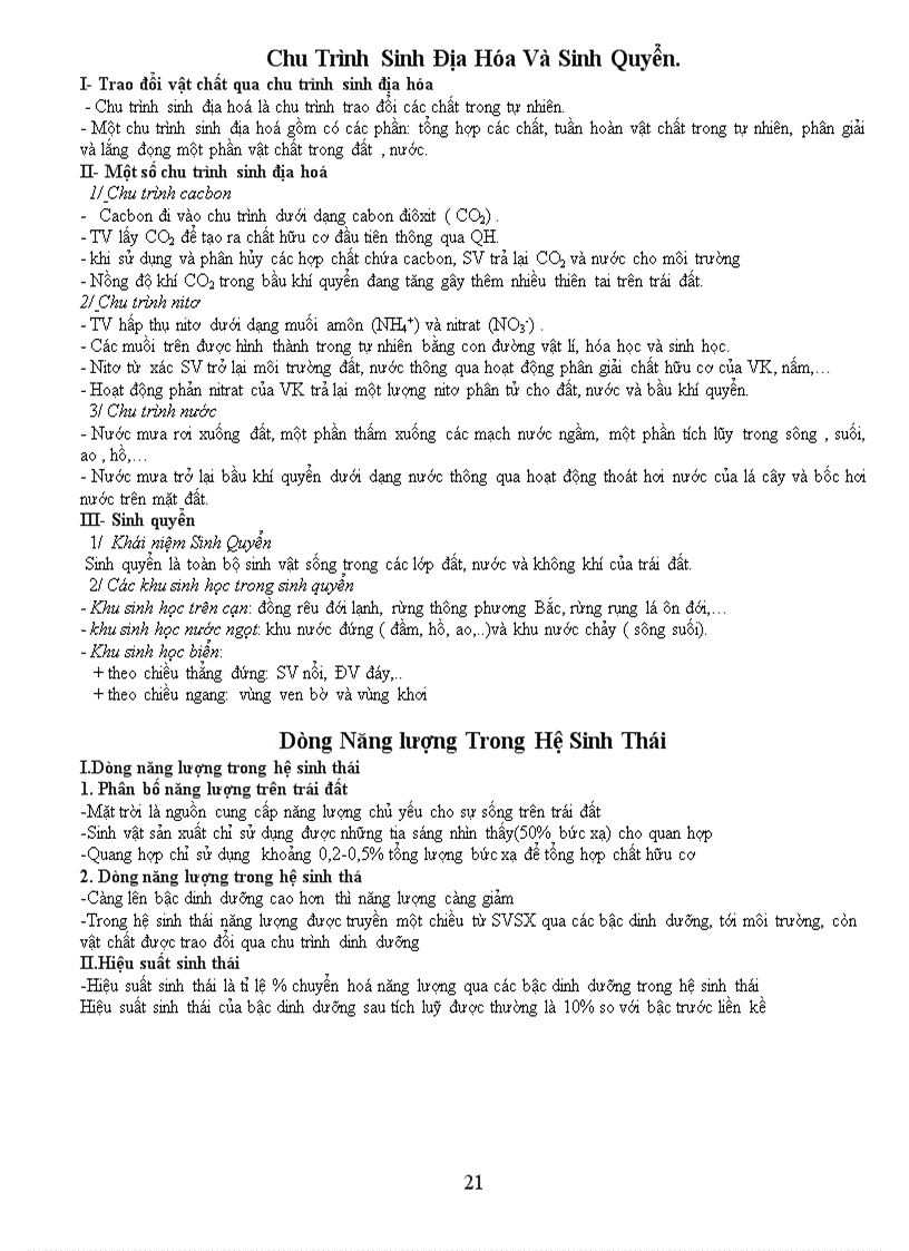 image for page Tóm tắt kiến thức môn sinh ôn thi TN 2009 ban cơ bản