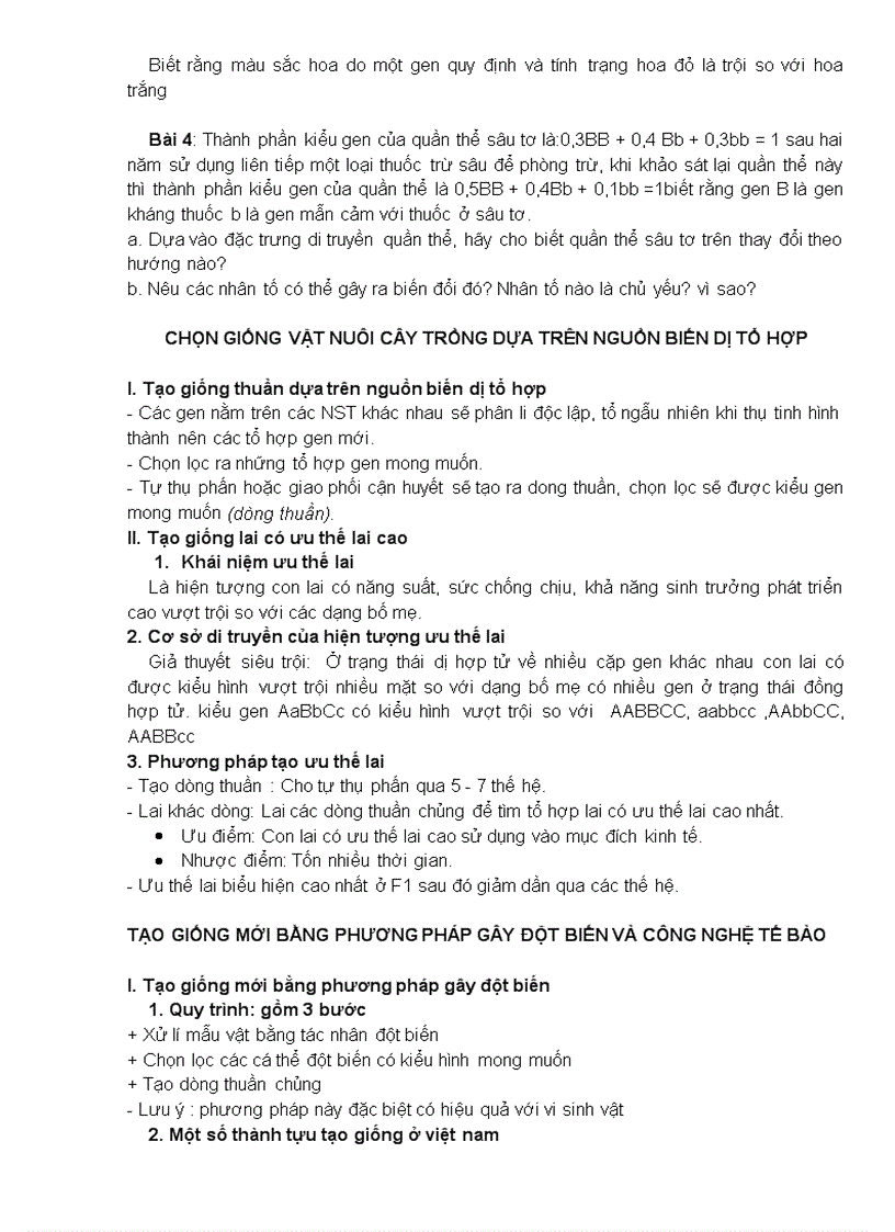 image for page Tóm tắt ôn thi tốt nghiệp môn sinh 12 ban cơ bản đẫ chỉnh sửa hoàn thiện