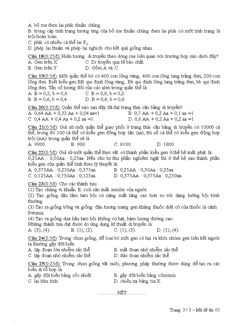 image for page Trac nghiem Sinh 12