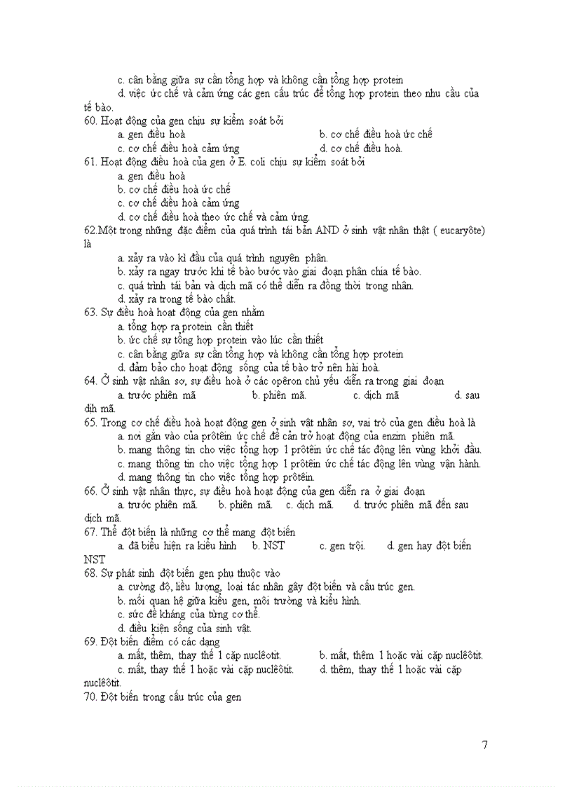 image for page Trac nghiem sinh hoc 12 chuan ktkn va nội dung tinh giảm