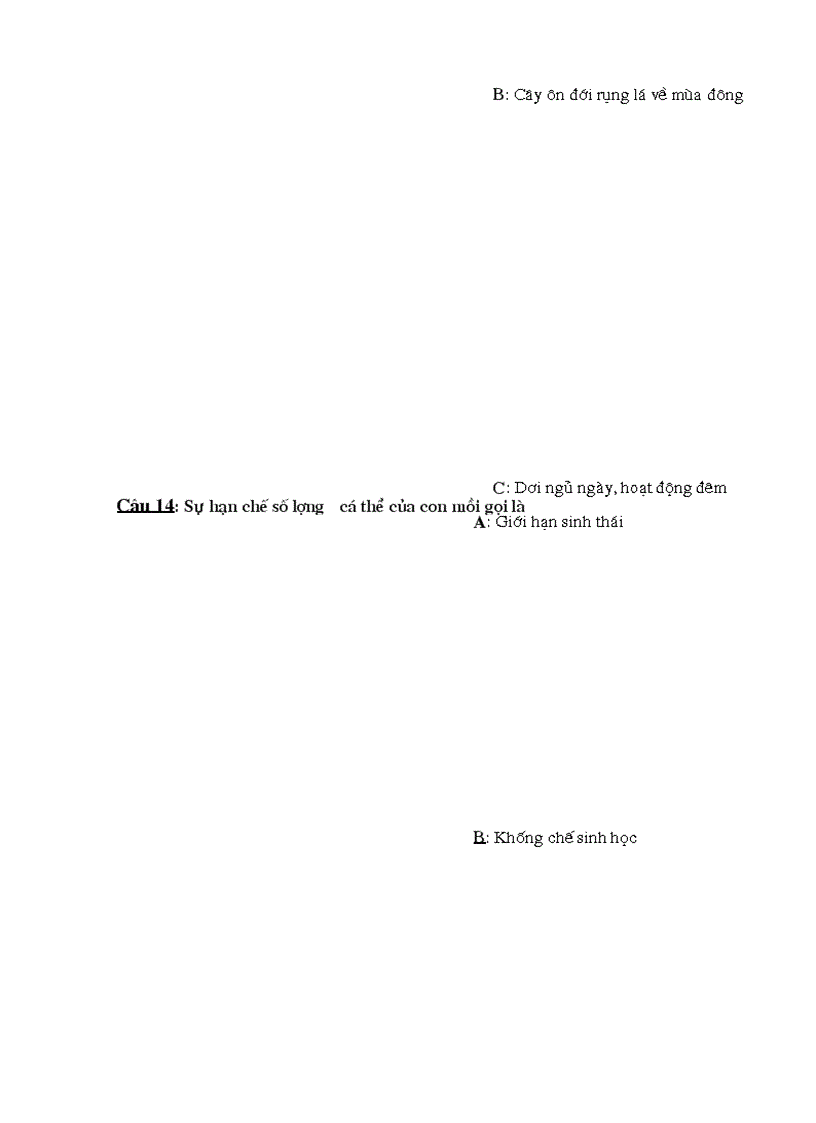 image for page Trac nghiem sinh thai