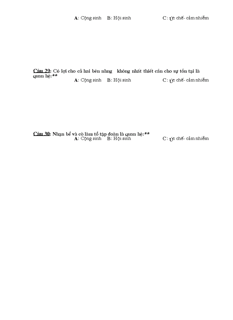 image for page Trac nghiem sinh thai