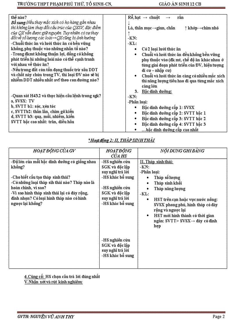 Trao đoi chất hst