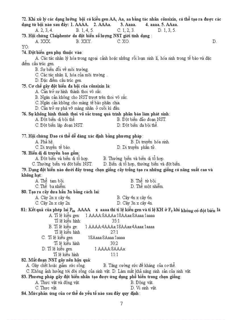 image for page Trọn bộ câu hỏi trắc nghiệm 12