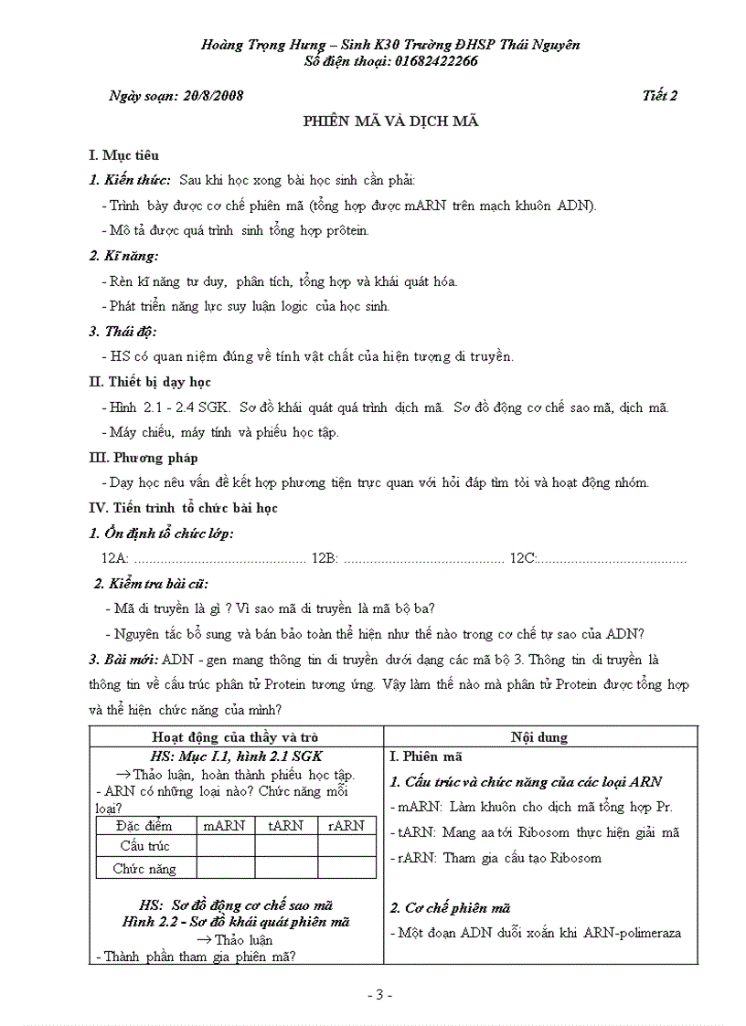 Trọn bộ sinh học cấp iii