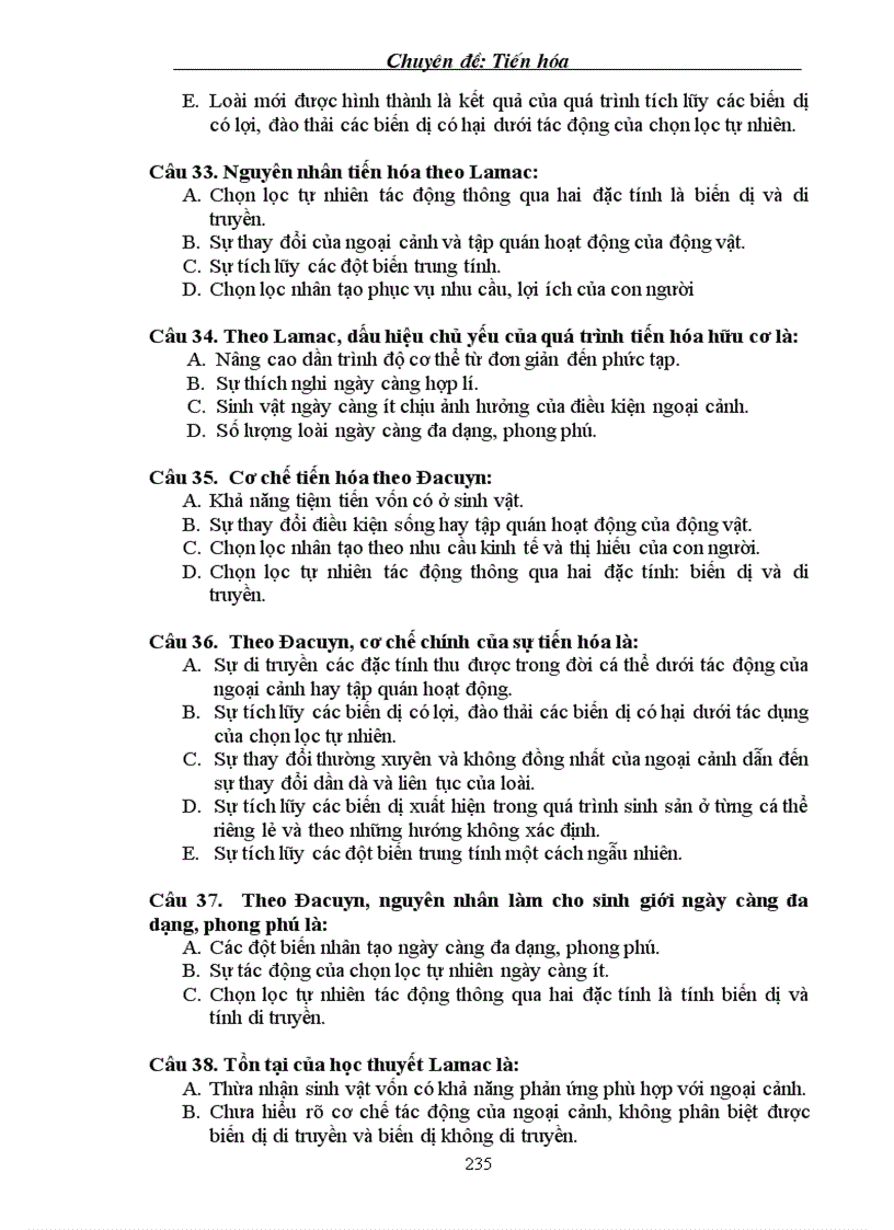 image for page Tuyen tap cau hoi trac nghiem sinh hoc 12