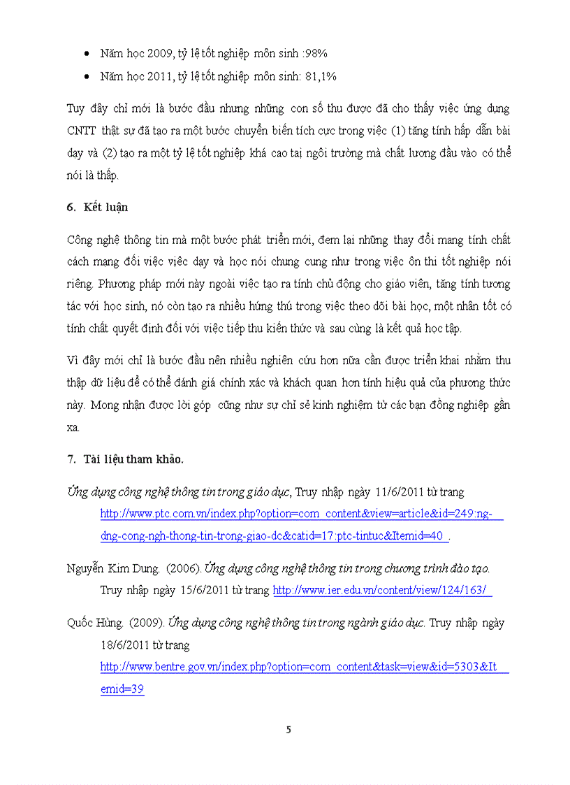 image for page Ứng dụng CNTT trong ôn thi TN 12