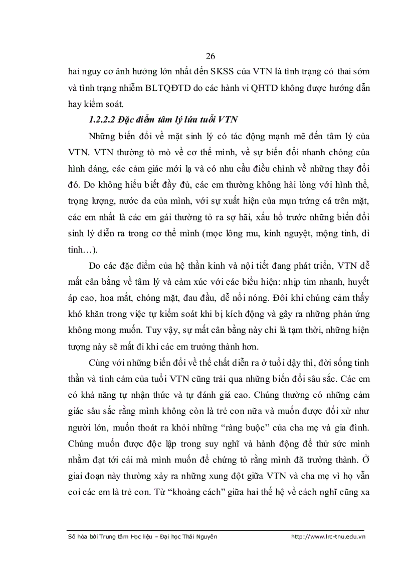 image for page Ảnh hưởng của giáo dục nhà trường tới nhận thức của HS THPT về sức khỏe sinh sản