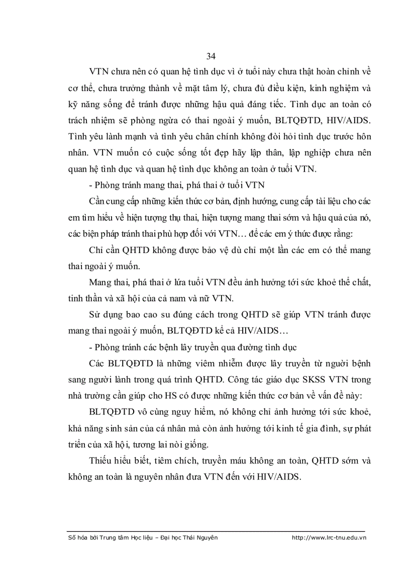 image for page Ảnh hưởng của giáo dục nhà trường tới nhận thức của HS THPT về sức khỏe sinh sản