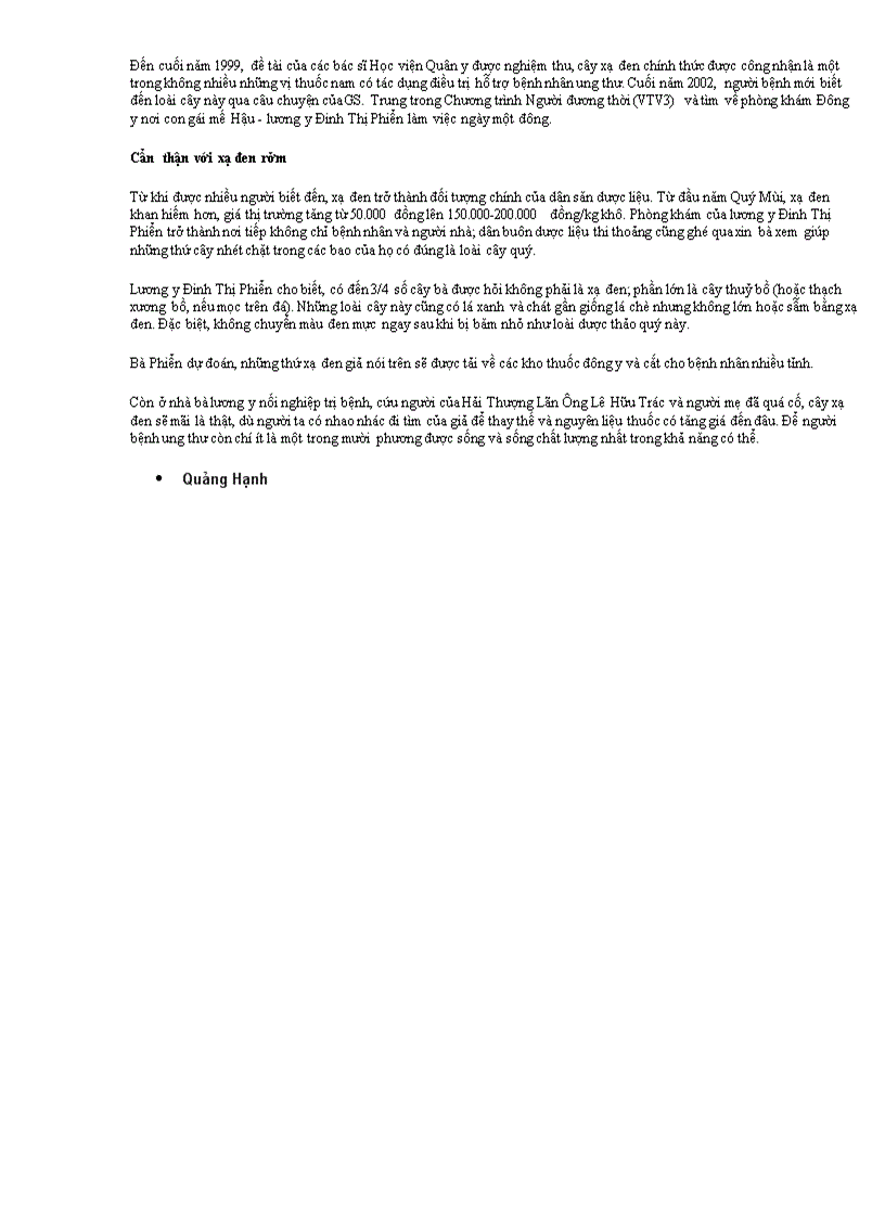 image for page Cac bai thuoc tri dau lung ung thu liet duong