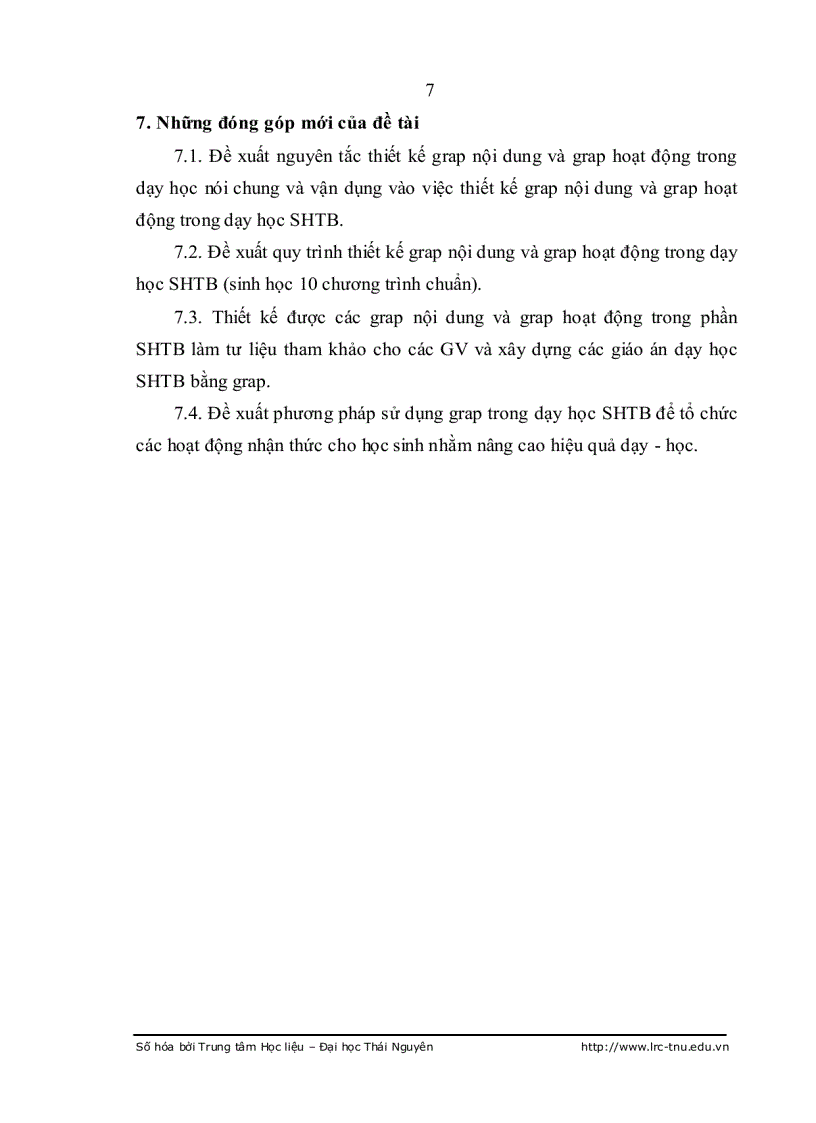 image for page Nâng cao hiệu quả dạy học Sinh học tế bào Sinh học 10 bằng phương pháp Grap