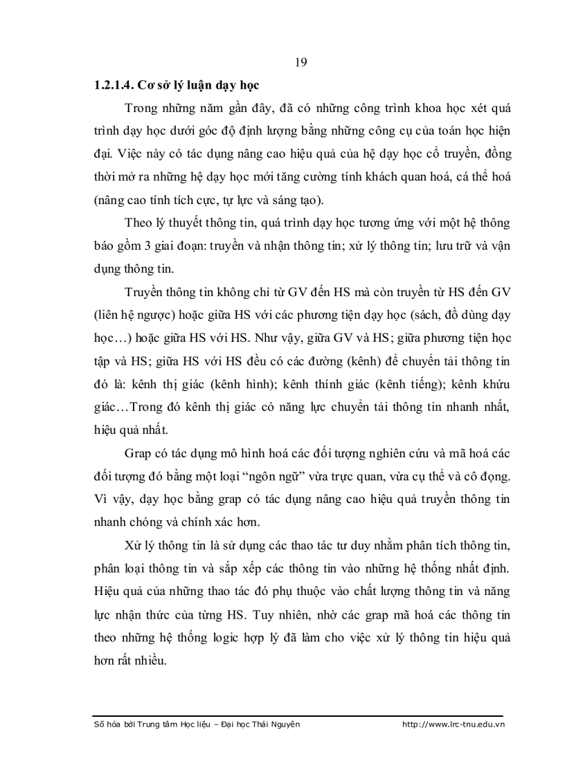 image for page Nâng cao hiệu quả dạy học Sinh học tế bào Sinh học 10 bằng phương pháp Grap