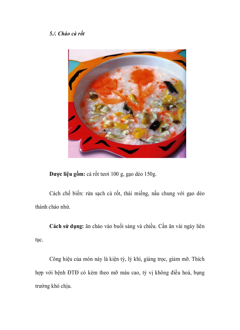 image for page 10 món ăn trị bệnh tiểu đường