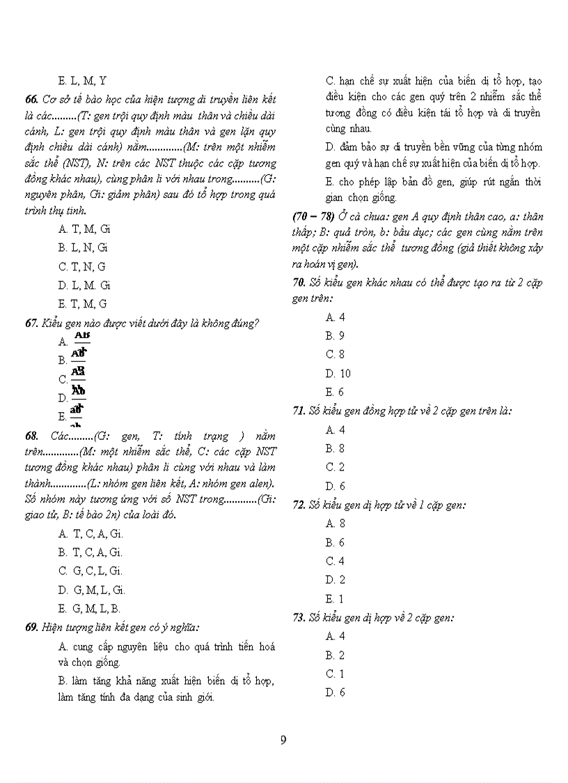 image for page 1001 câu hoi trac nghiem