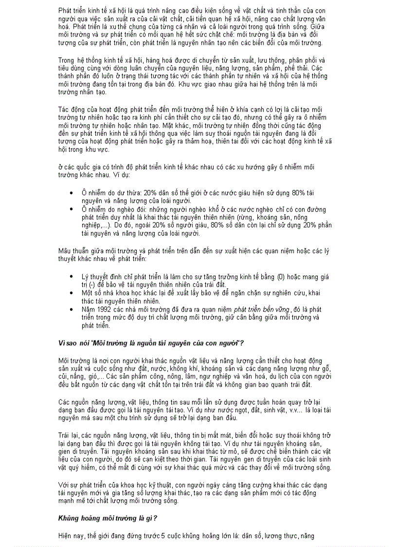 image for page 200 câu hỏi về môi trường