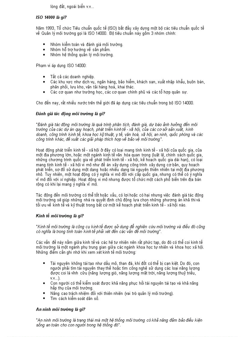 image for page 200 câu hỏi về môi trường