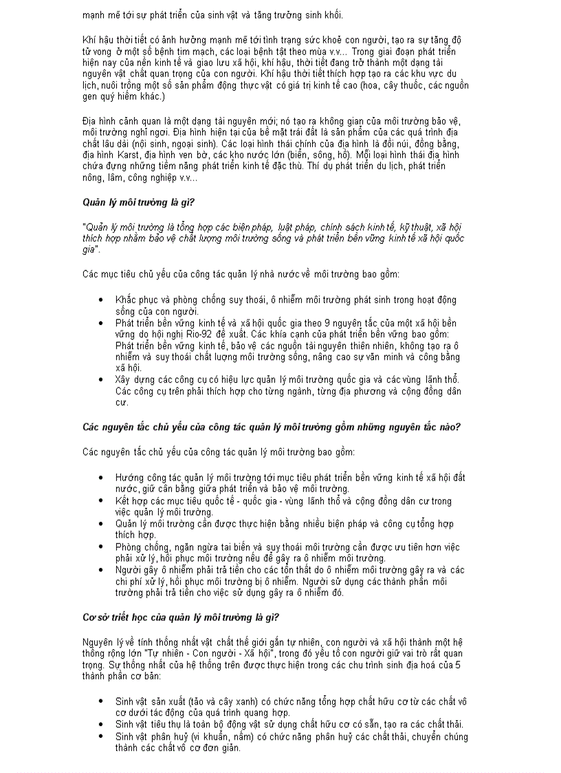 image for page 200 câu hỏi về môi trường