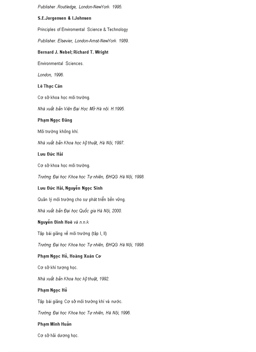 image for page 200 câu hỏi về môi trường