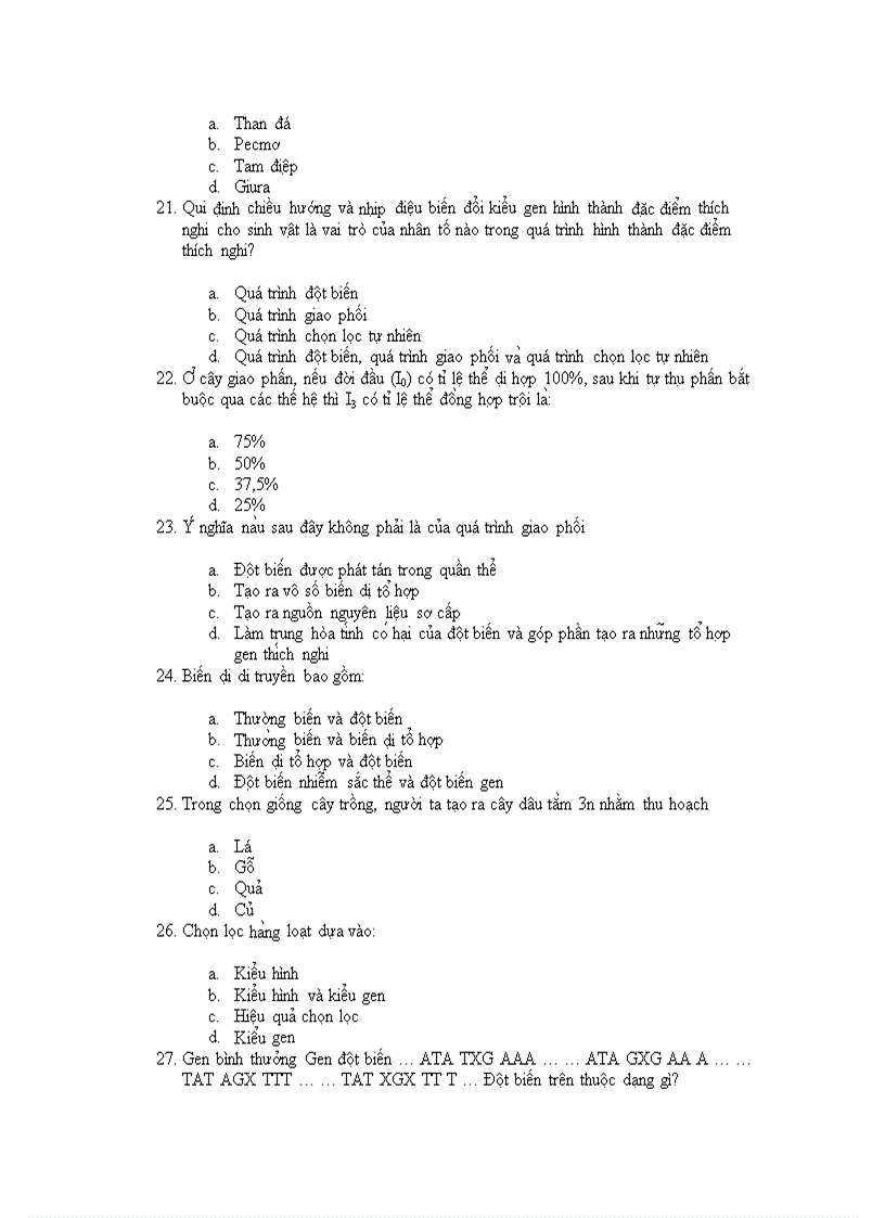 image for page 250 đề thi trắc nghiệm sinh học thpt