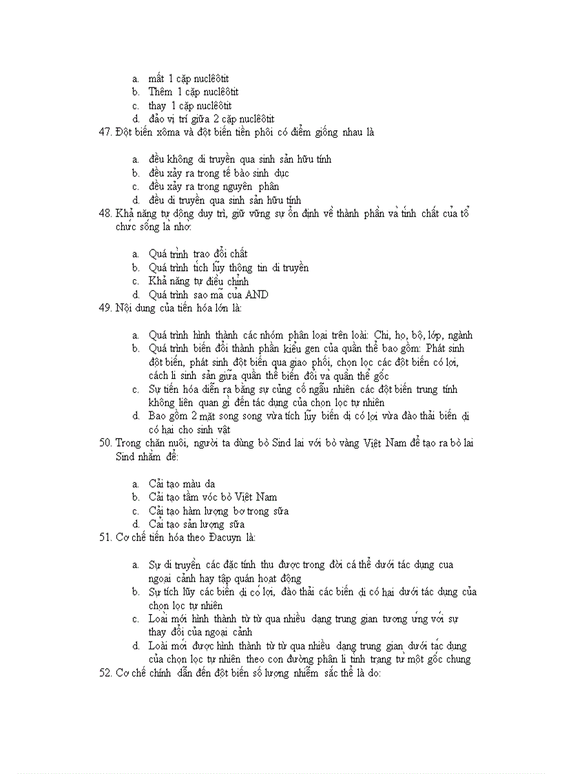 image for page 250 đề thi trắc nghiệm sinh học thpt