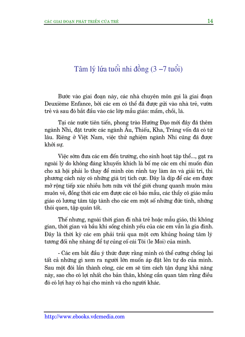 image for page Các giai đoạn phát triển của trẻ