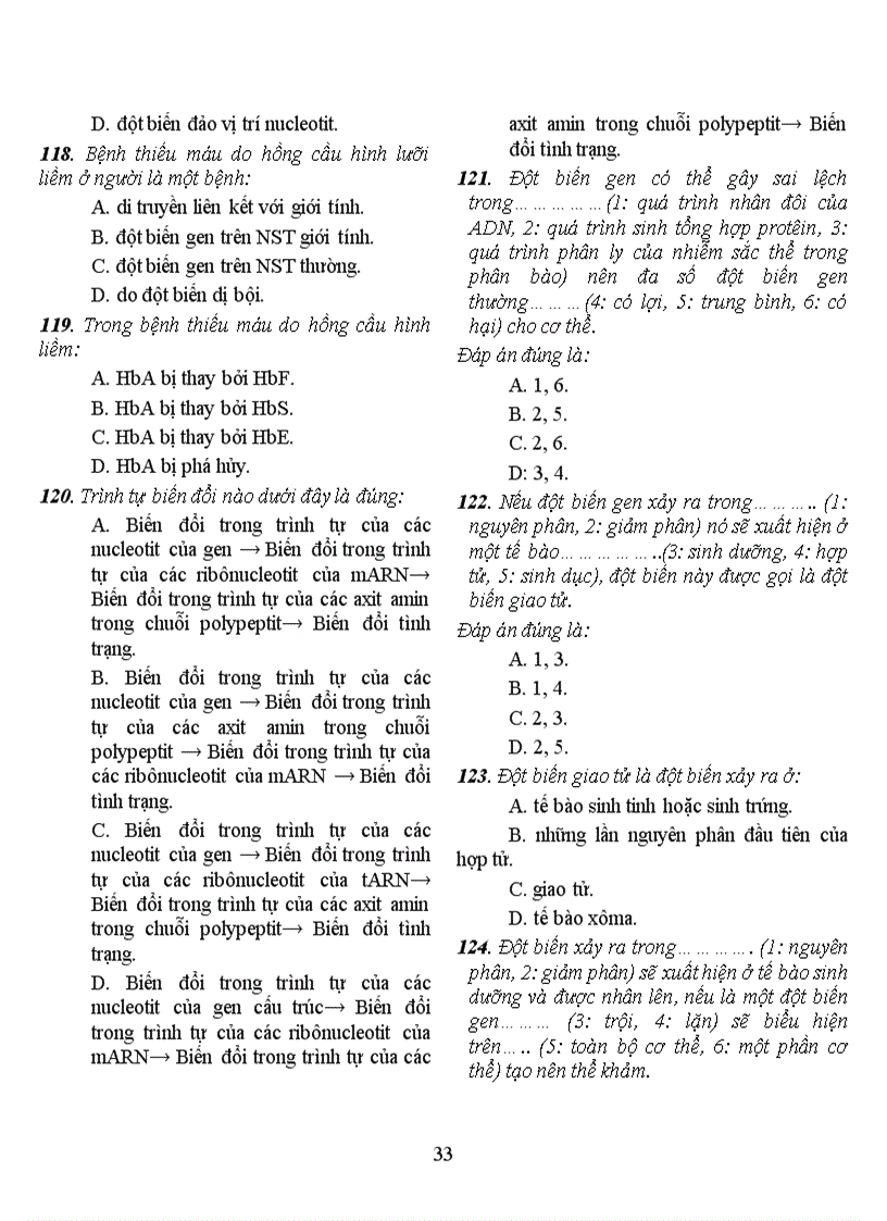 image for page Cau hoi trac nghiem sinh 9