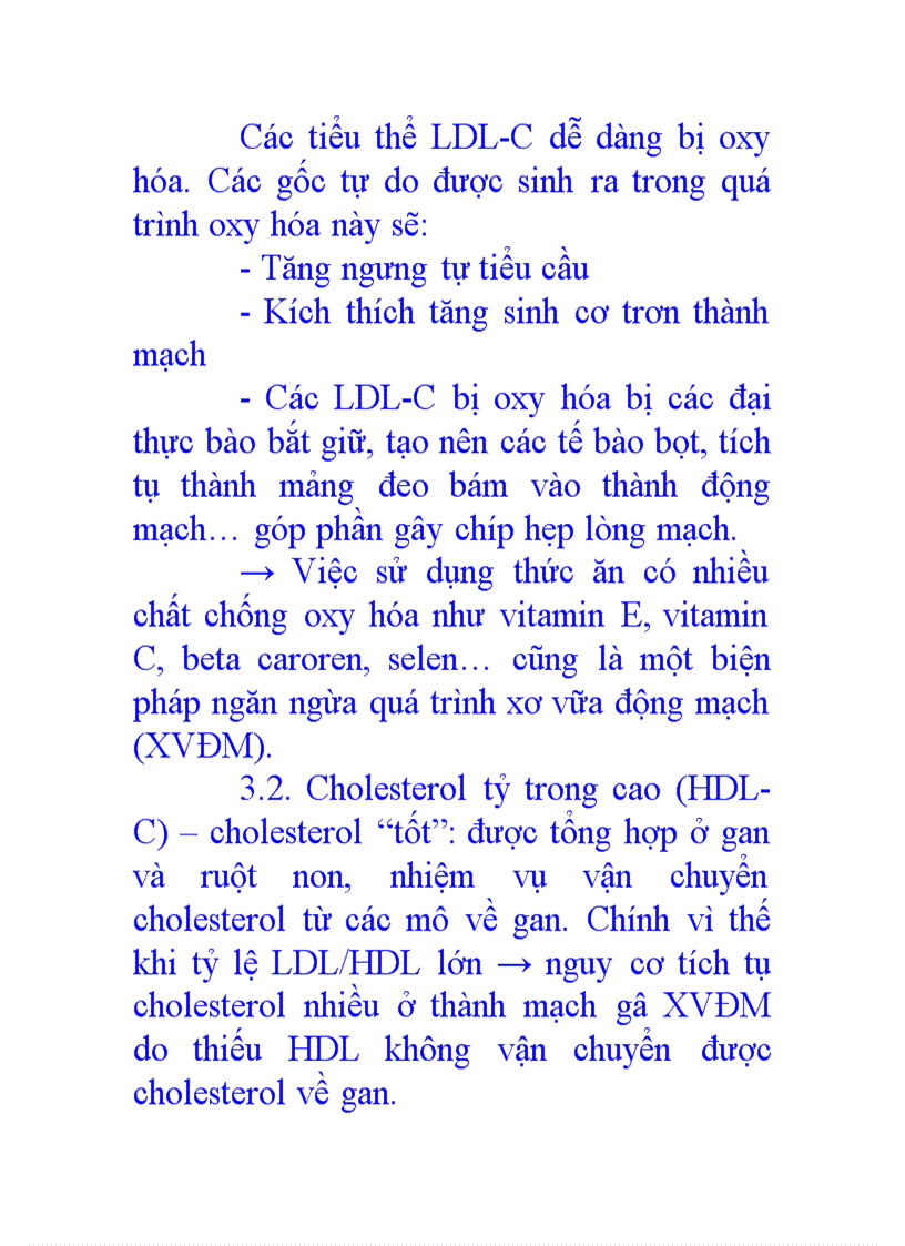 image for page Cholesterol