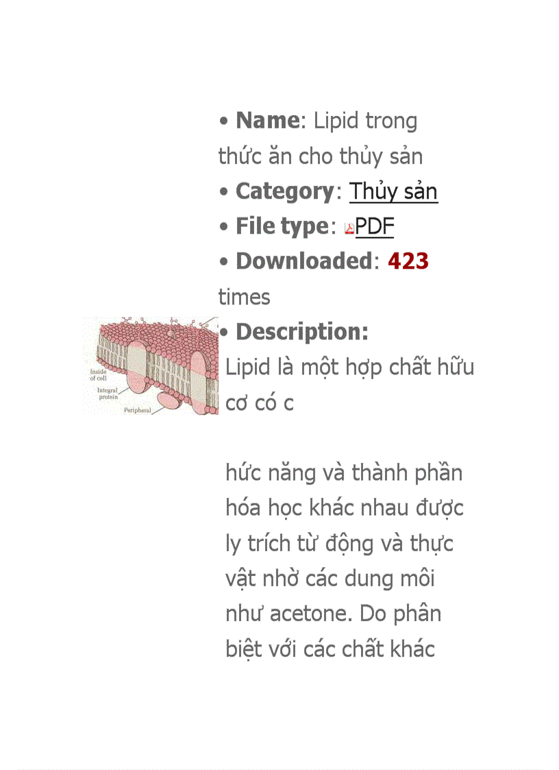 image for page Cholesterol