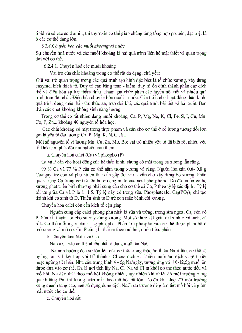 image for page Chuyển hóa vật chất và năng lượng điều hòa thân nhiệt