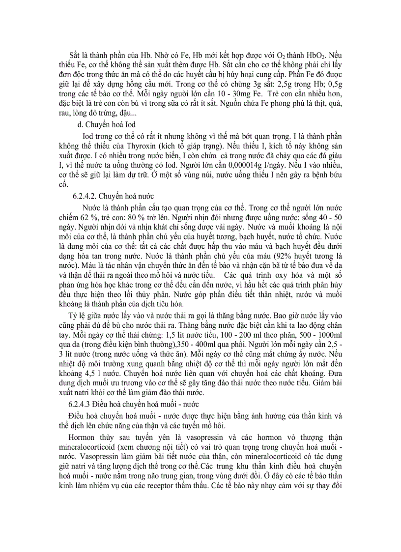 image for page Chuyển hóa vật chất và năng lượng điều hòa thân nhiệt