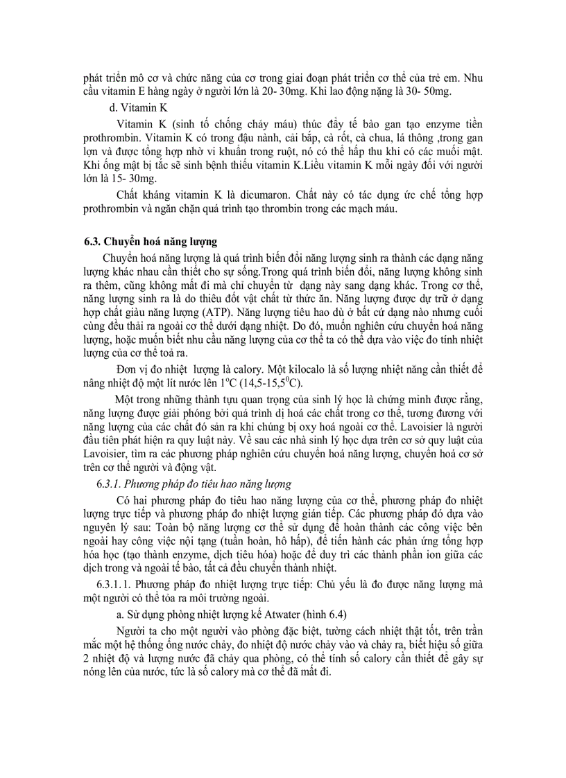 image for page Chuyển hóa vật chất và năng lượng điều hòa thân nhiệt