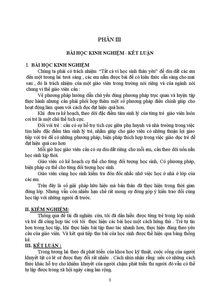 image for page Dạy học cho trẻ khuyết tật học hòa nhập lớp 1