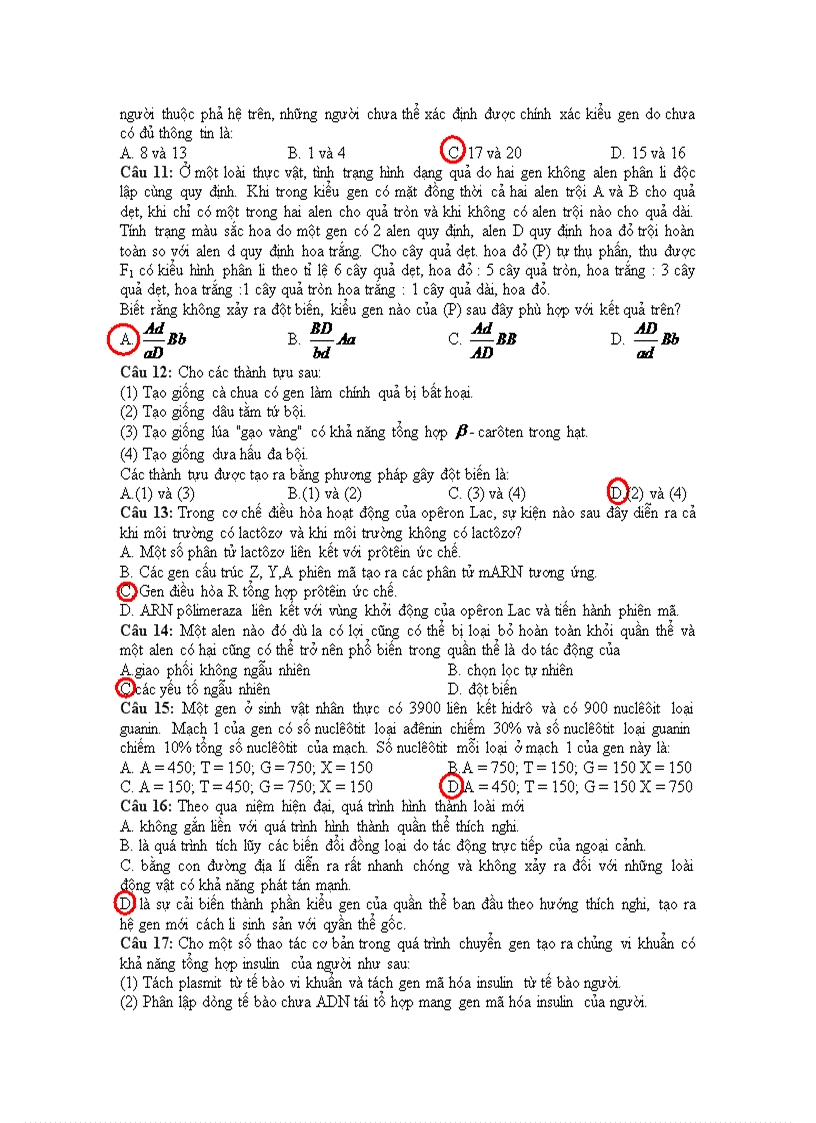 image for page Đề thi ĐH môn Sinh năm 2011 357