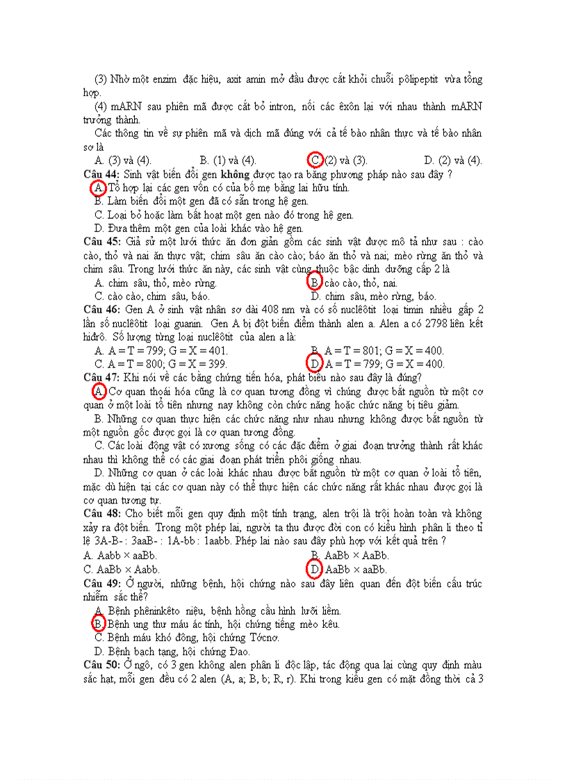 image for page Đề thi ĐH môn Sinh năm 2011 357