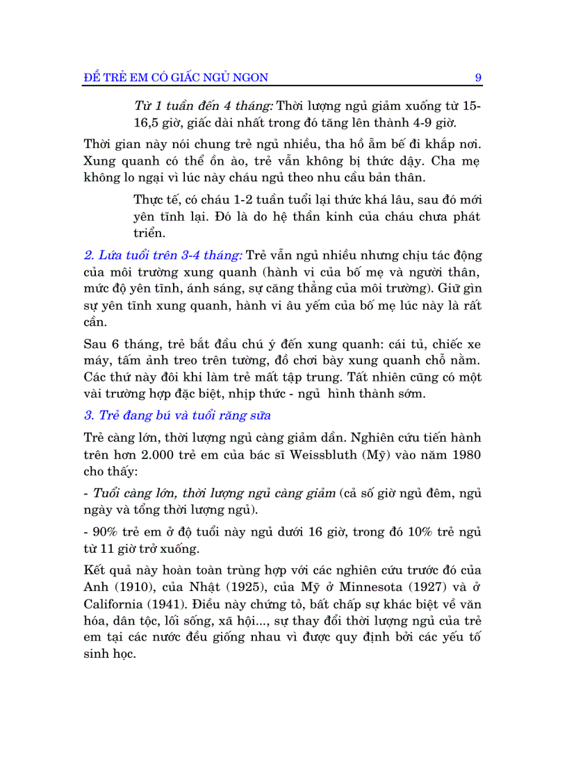 image for page Để trẻ có giấc ngủ ngon