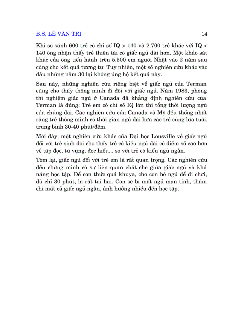 image for page Để trẻ có giấc ngủ ngon