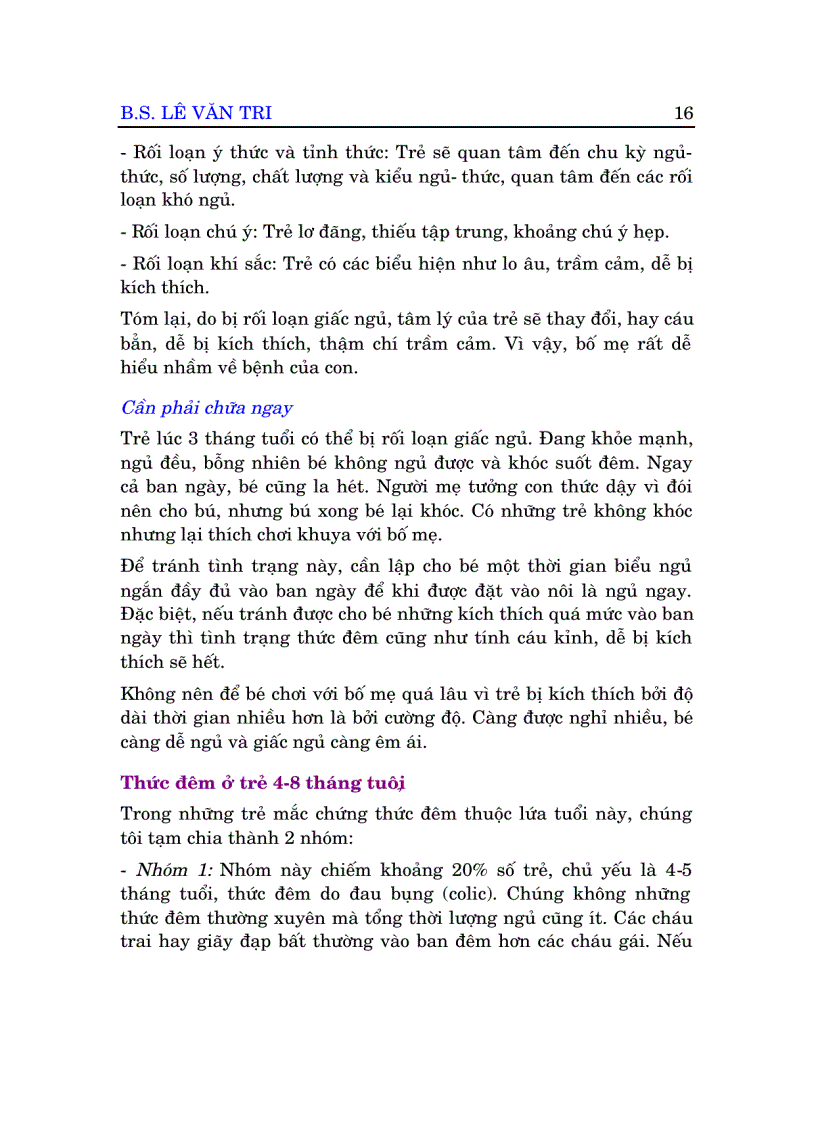 image for page Để trẻ có giấc ngủ ngon