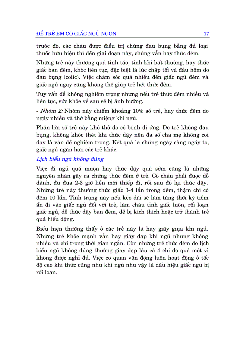 image for page Để trẻ có giấc ngủ ngon